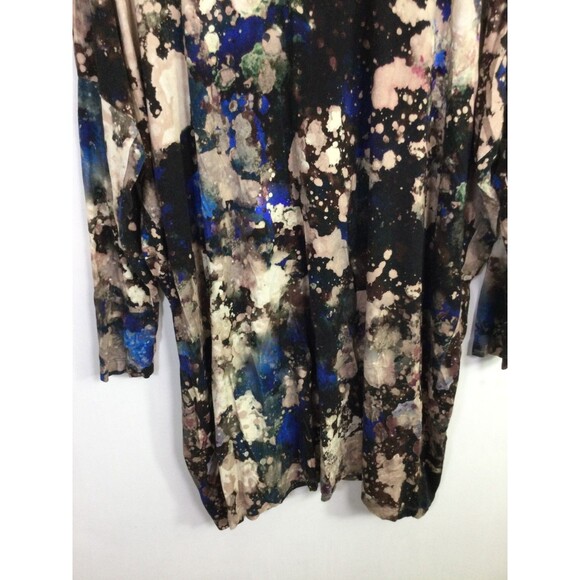 Bryn Walker Womens Damien Tunic Top Galaxy Print Knit Jersey Multicolor Size M - Picture 9 of 16